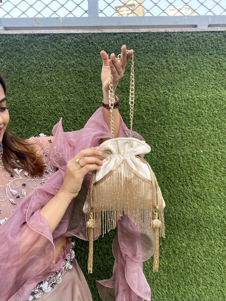 Fringe Jewels Potli