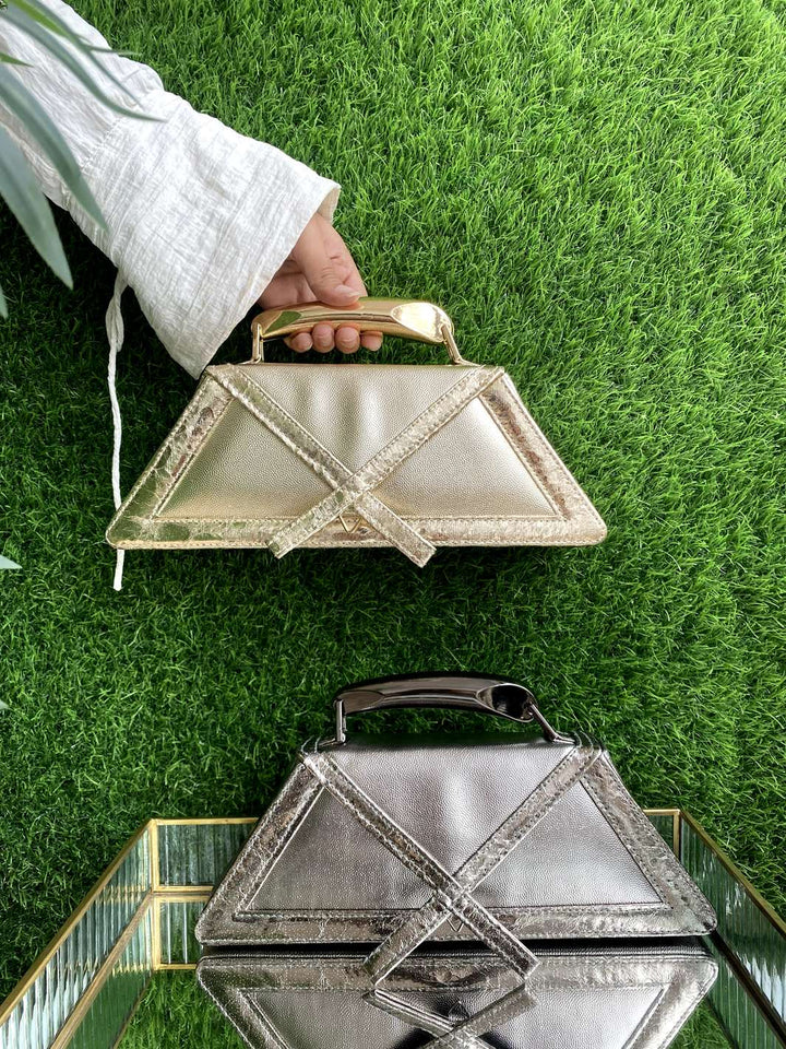 Glamour Arc Handle Clutch