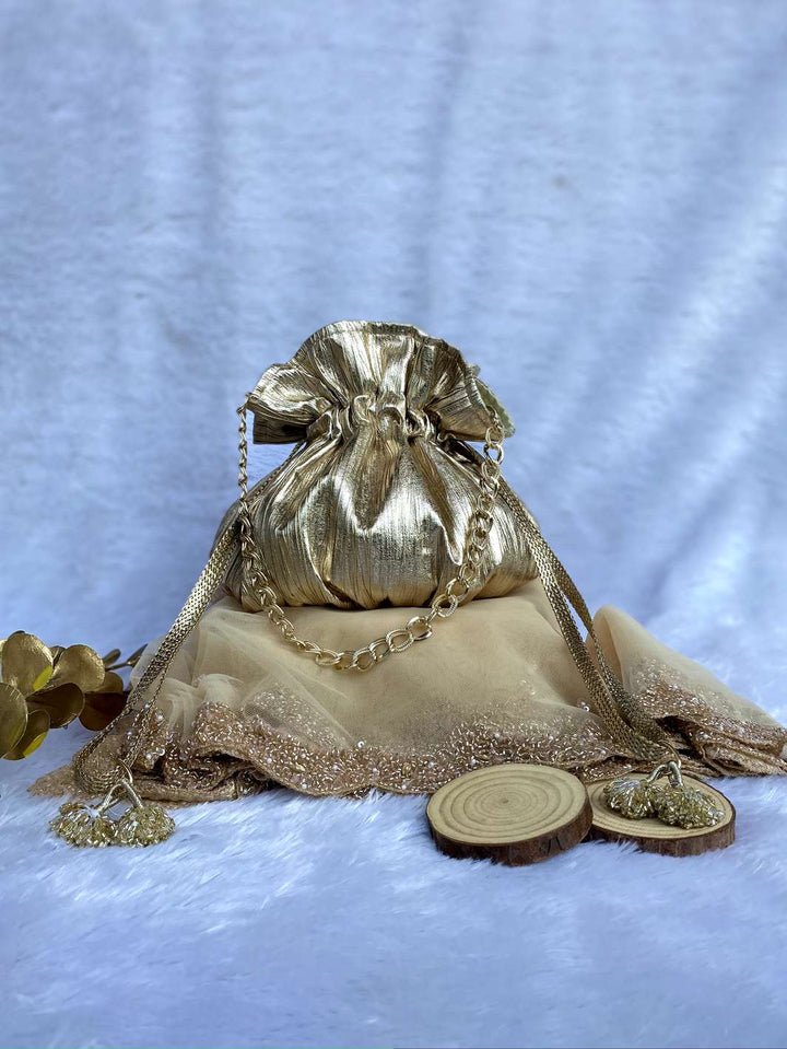 Golden Shine Thrones Potli