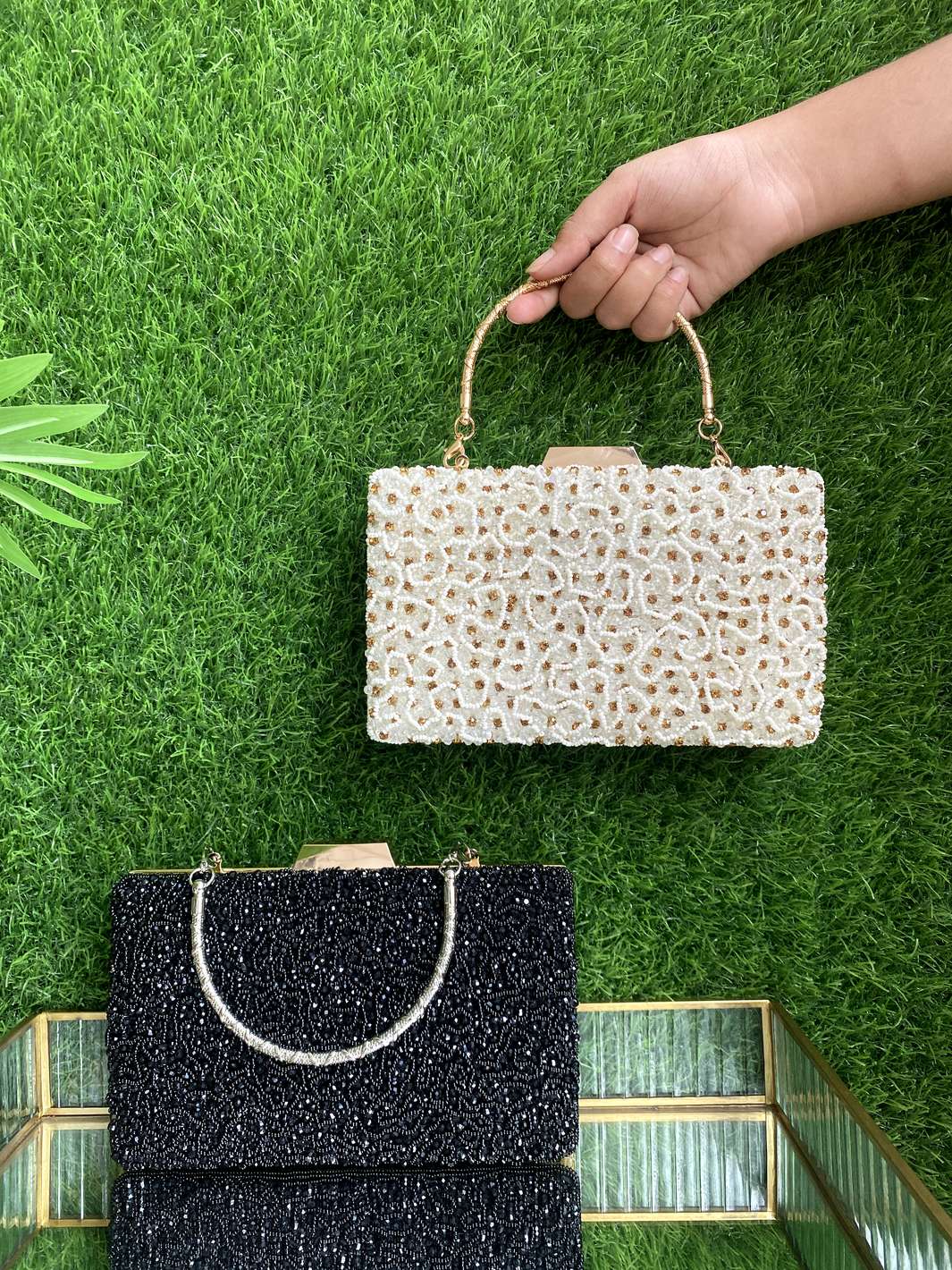 Rhinestone Edit Clutch