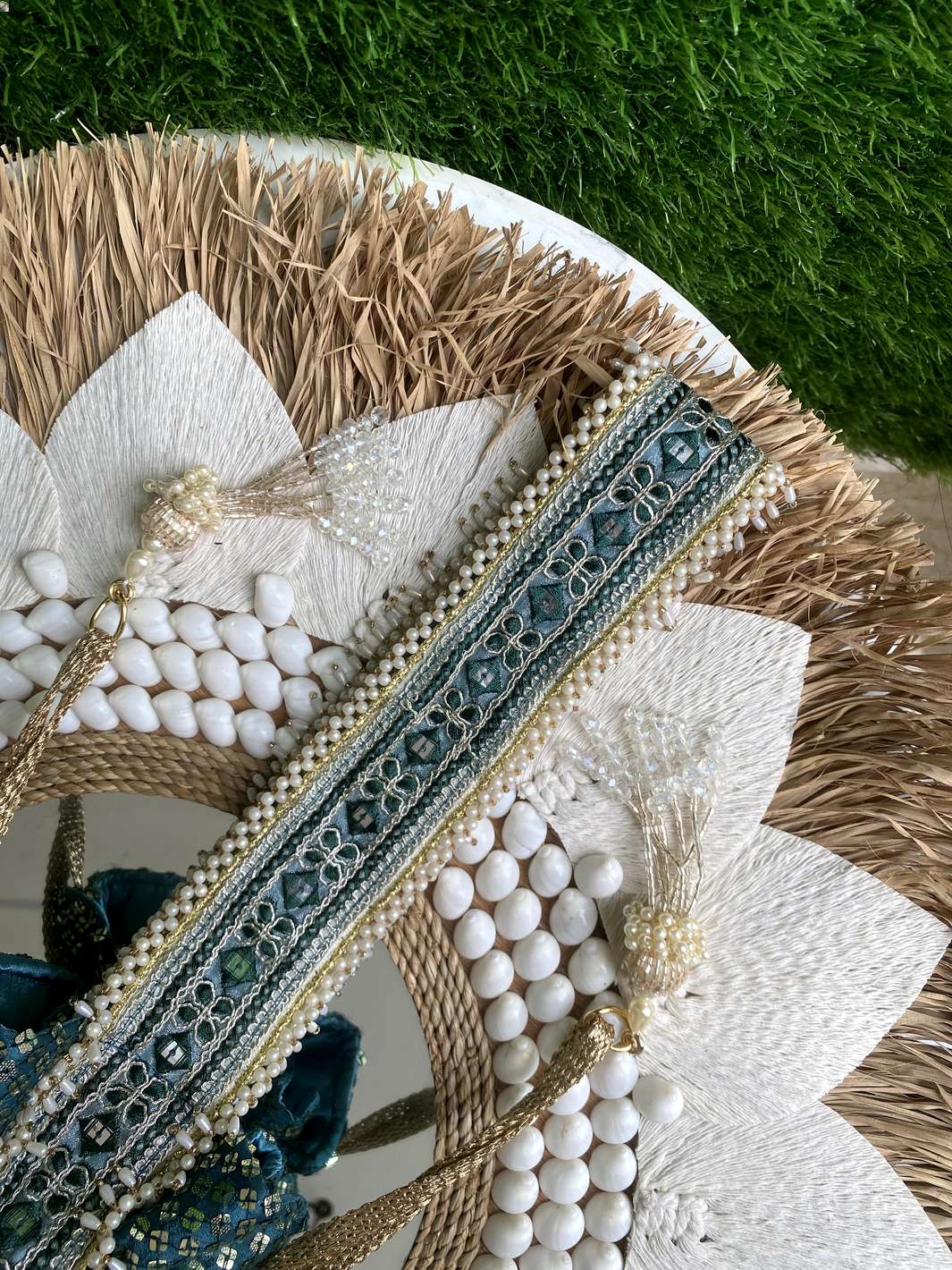 Teal Green Breeze Potli