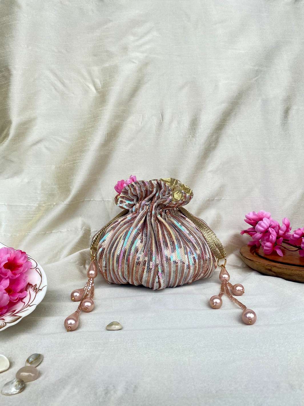 Pretty Pink Potli