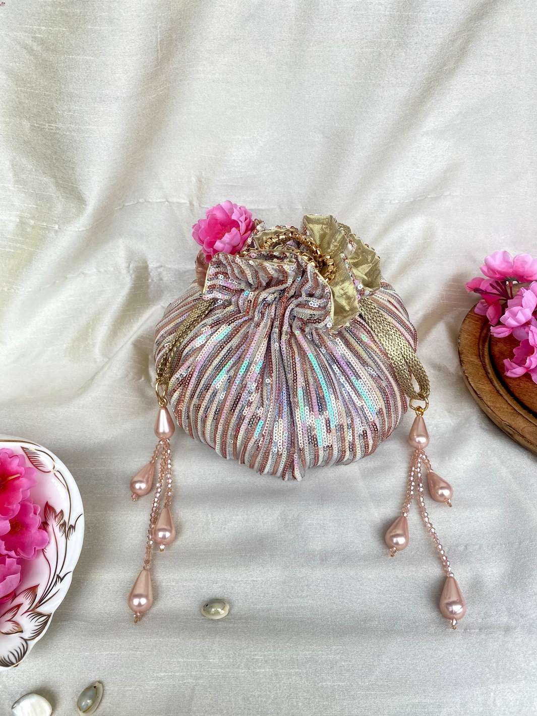 Pretty Pink Potli