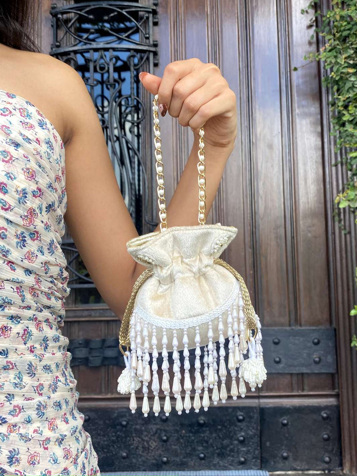 Mini Pearl Glamour Potli