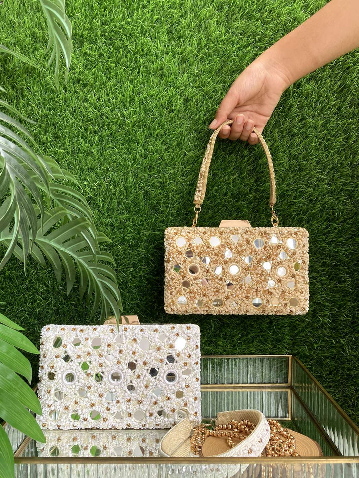 Bling Mirror Clutch