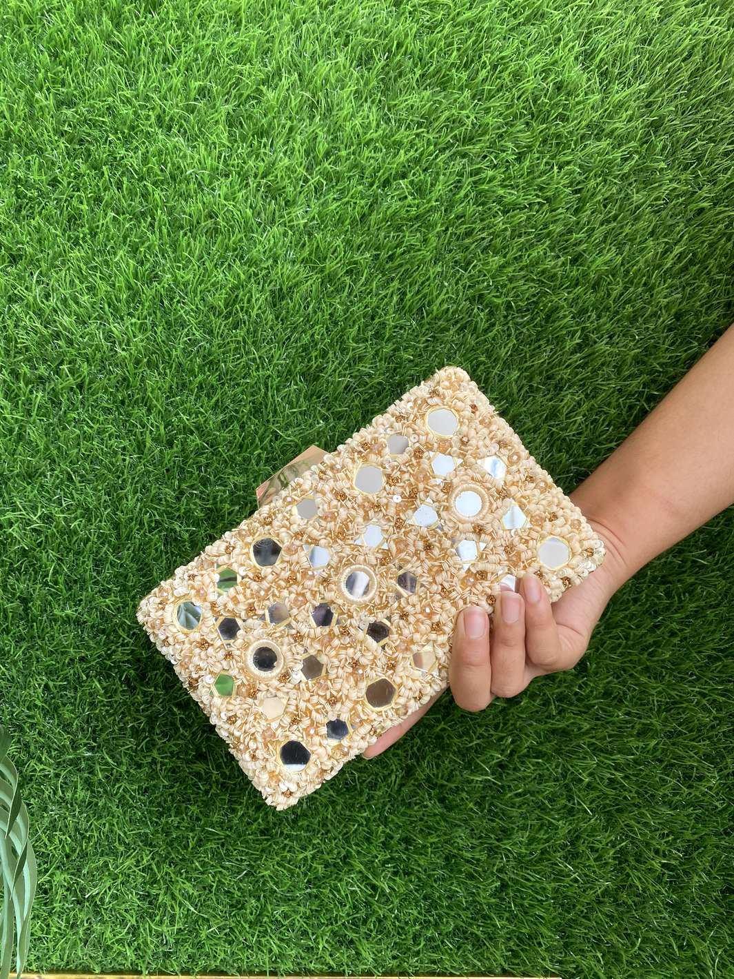 Bling Mirror Clutch