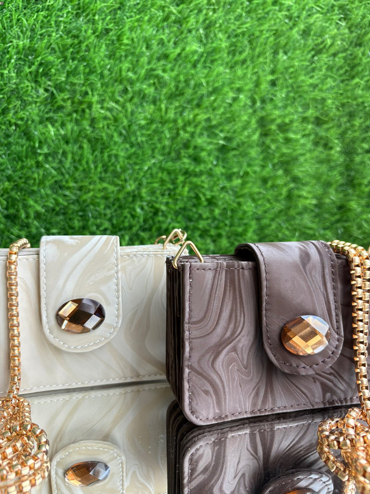 Marble Luxe Card/ Cash Holder