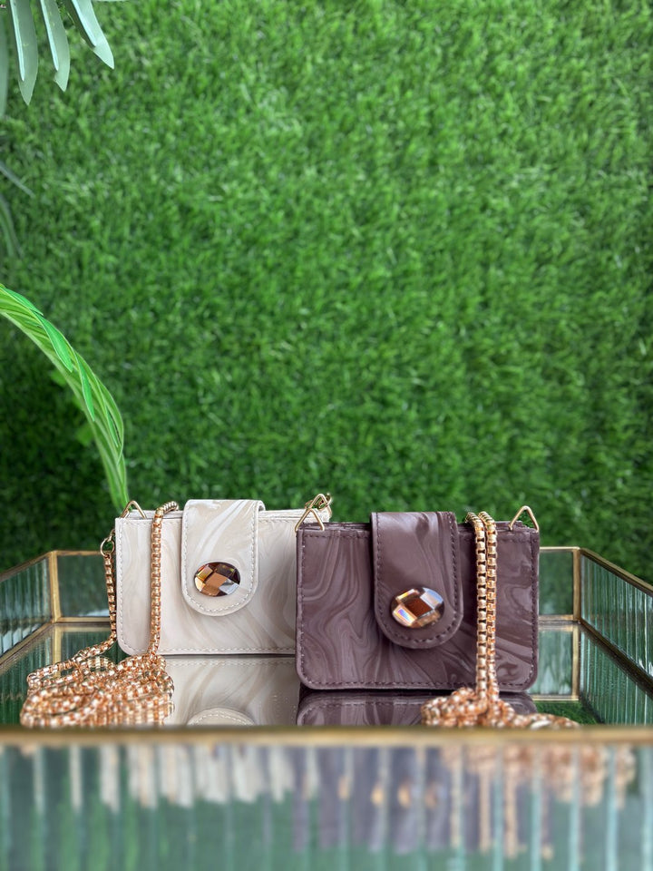 Marble Luxe Card/ Cash Holder