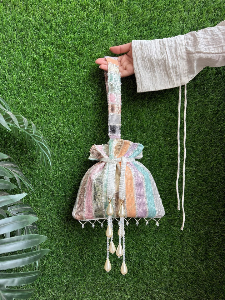 Confetti Rainbow Shine Potli