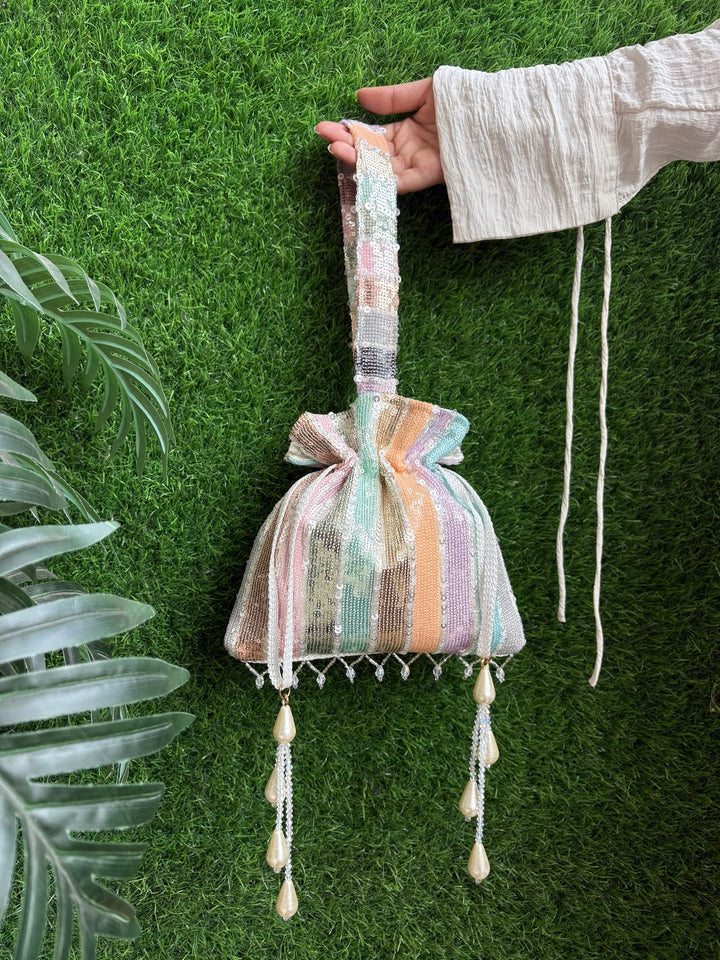 Confetti Rainbow Shine Potli