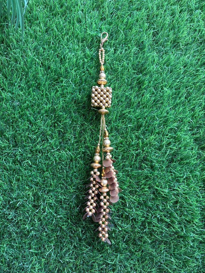 Copper Beaded Charm