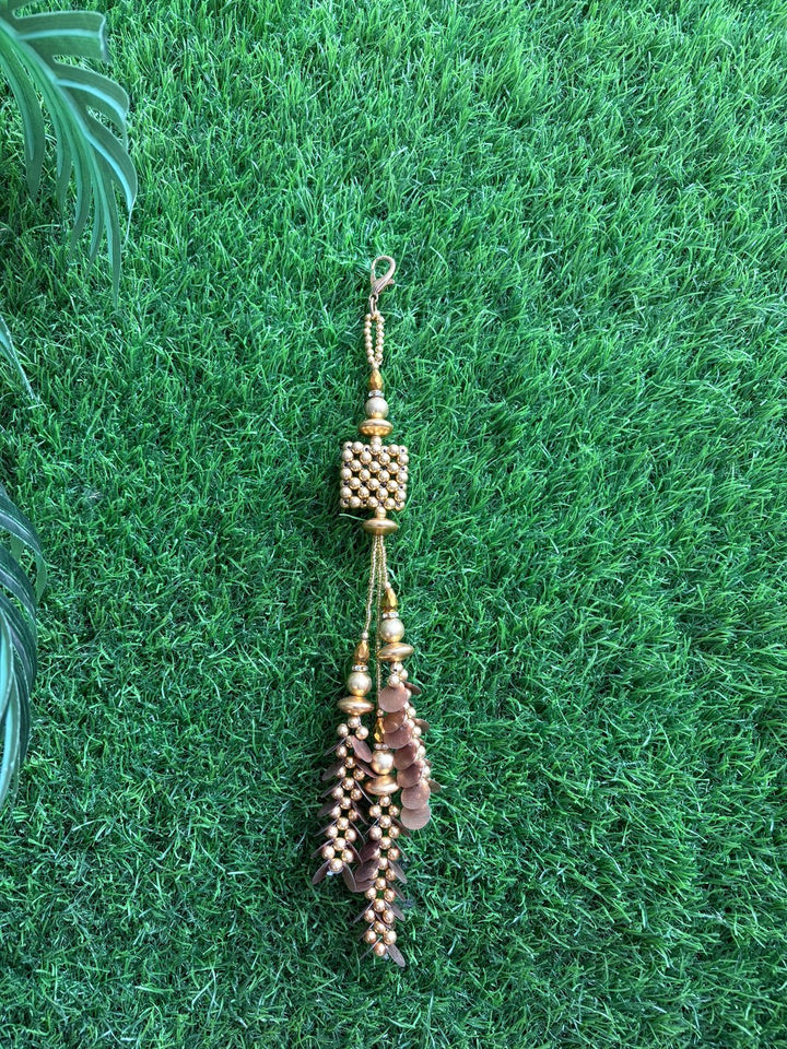 Copper Beaded Charm