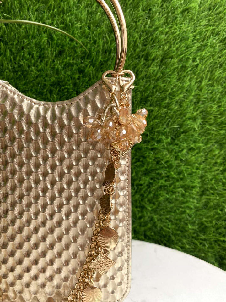 Detailed Charm & Jewels Bag