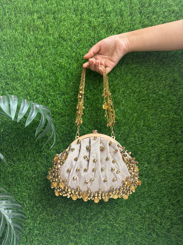 Ghungroo Mehfil Potli Clutch for weddings and festive occasions