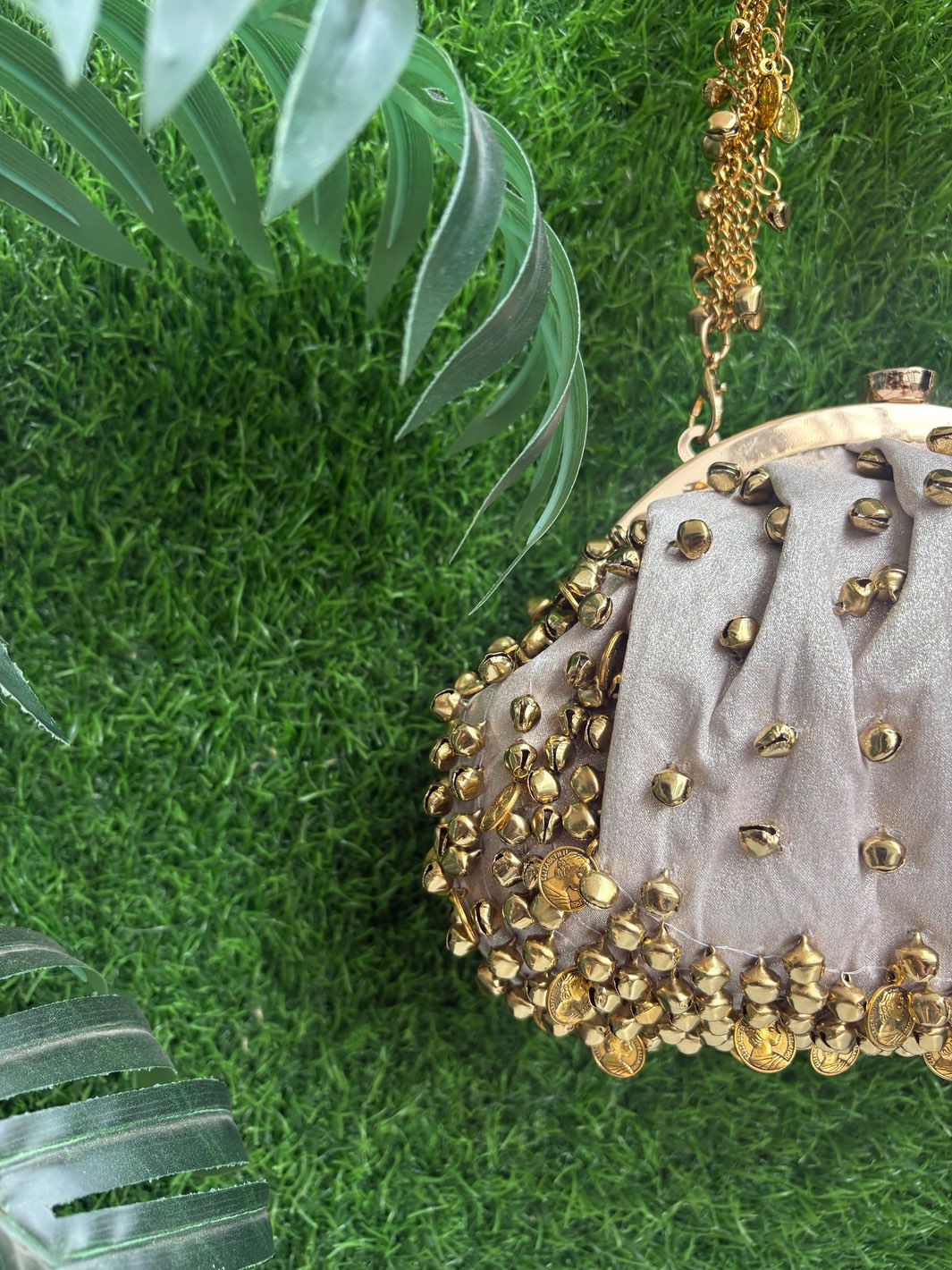 Statement designer potli clutch by Potli Ghar