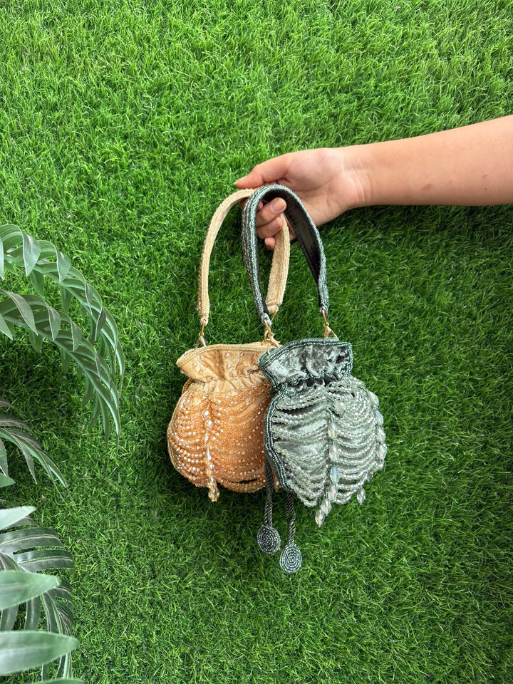 Intricate Mini Tasseled Potli