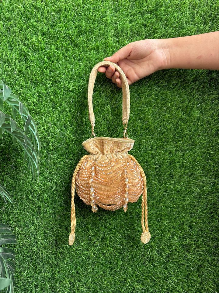 Intricate Mini Tasseled Potli