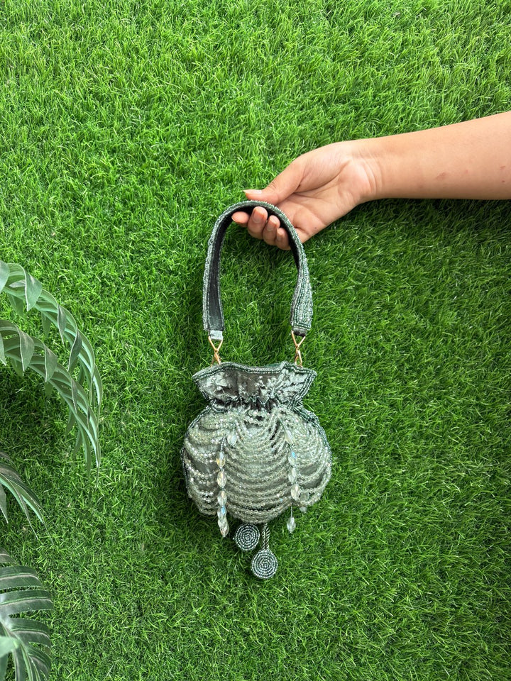 Intricate Mini Tasseled Potli