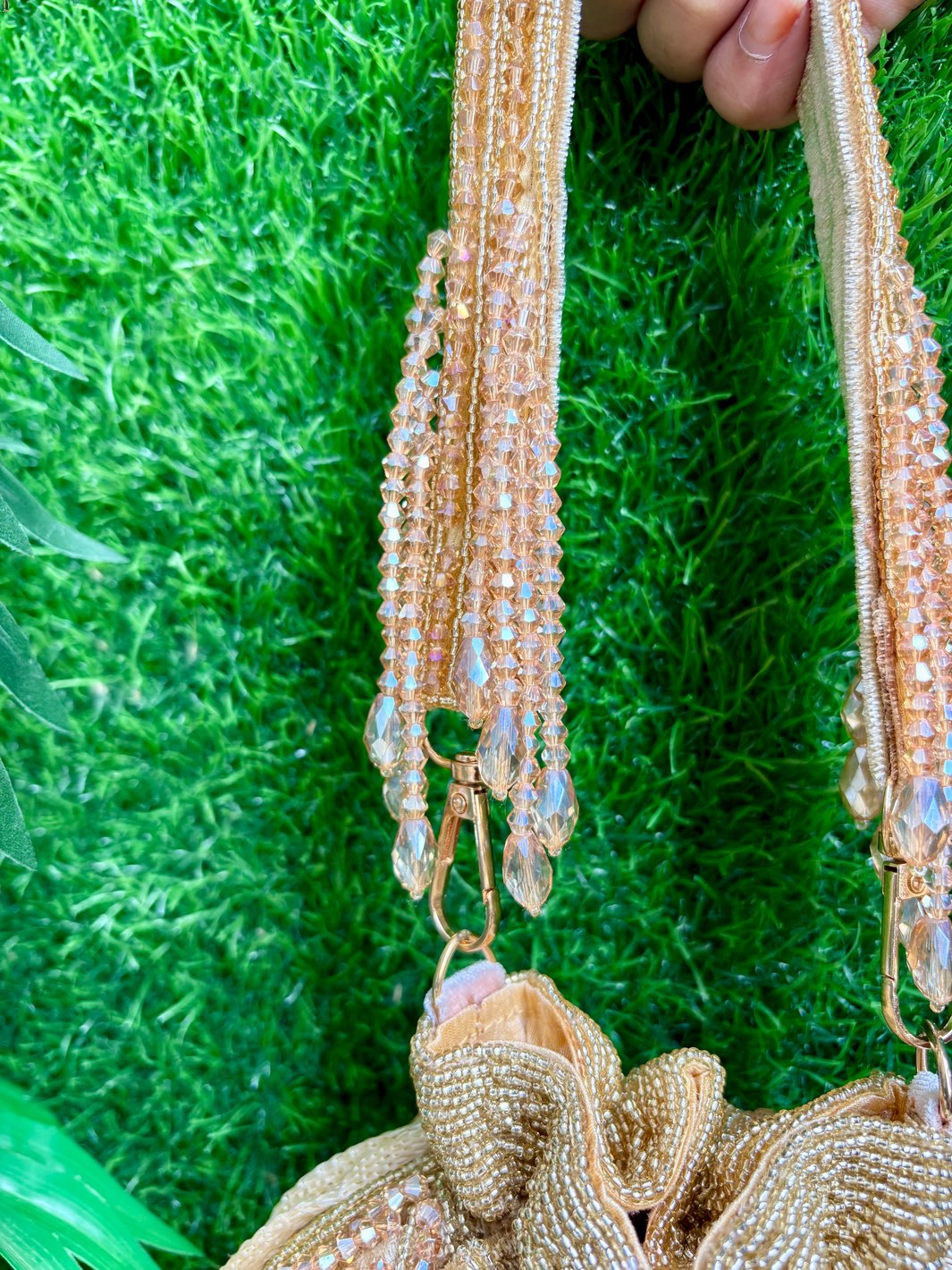 Intricate Tasselled Potli