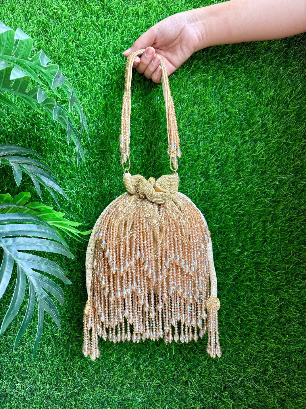 Intricate Tasselled Potli