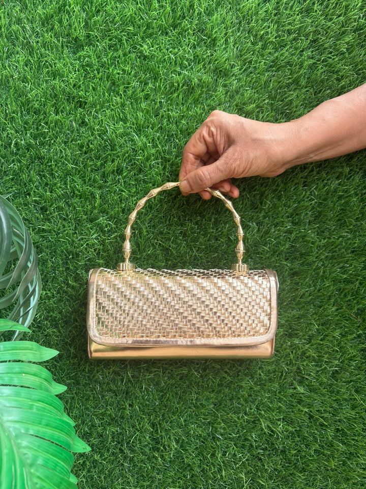 Intricate Weave Classic Clutch