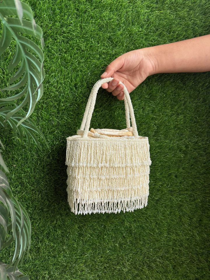 Luxury Beaded Tassel Potli Bag