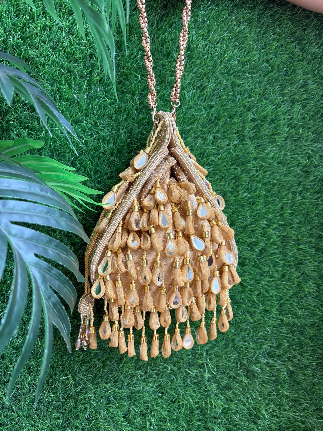 Mirror Work Charm Potli