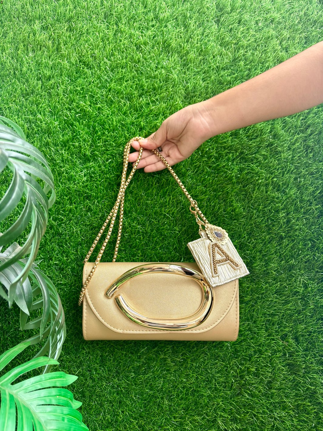 Personalised Signature Clutch Bag