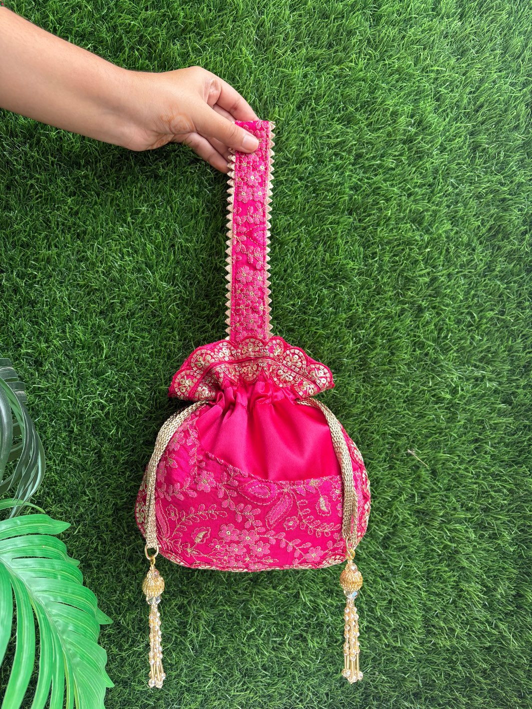 Rani Pink Treasure Potli