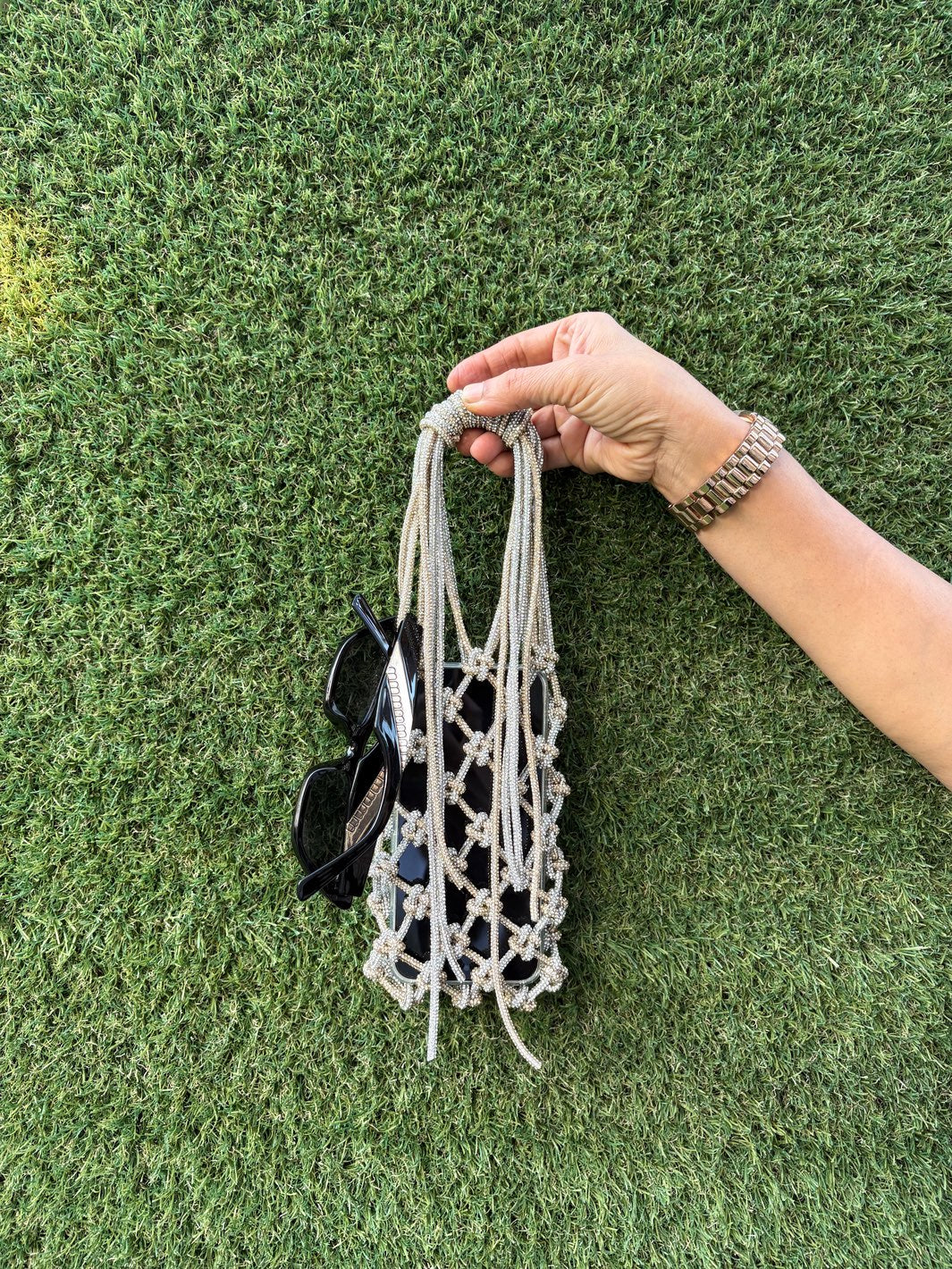 Rhinestone Mobile Bag