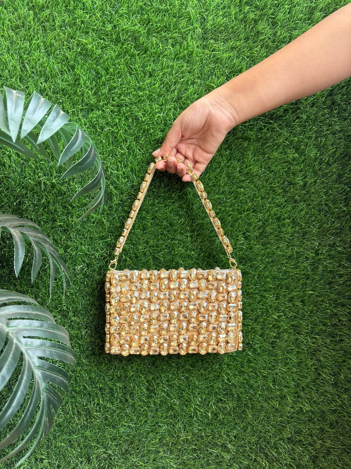 Viral Crytal Micro Clutch by Potli Ghar for weddings and parties