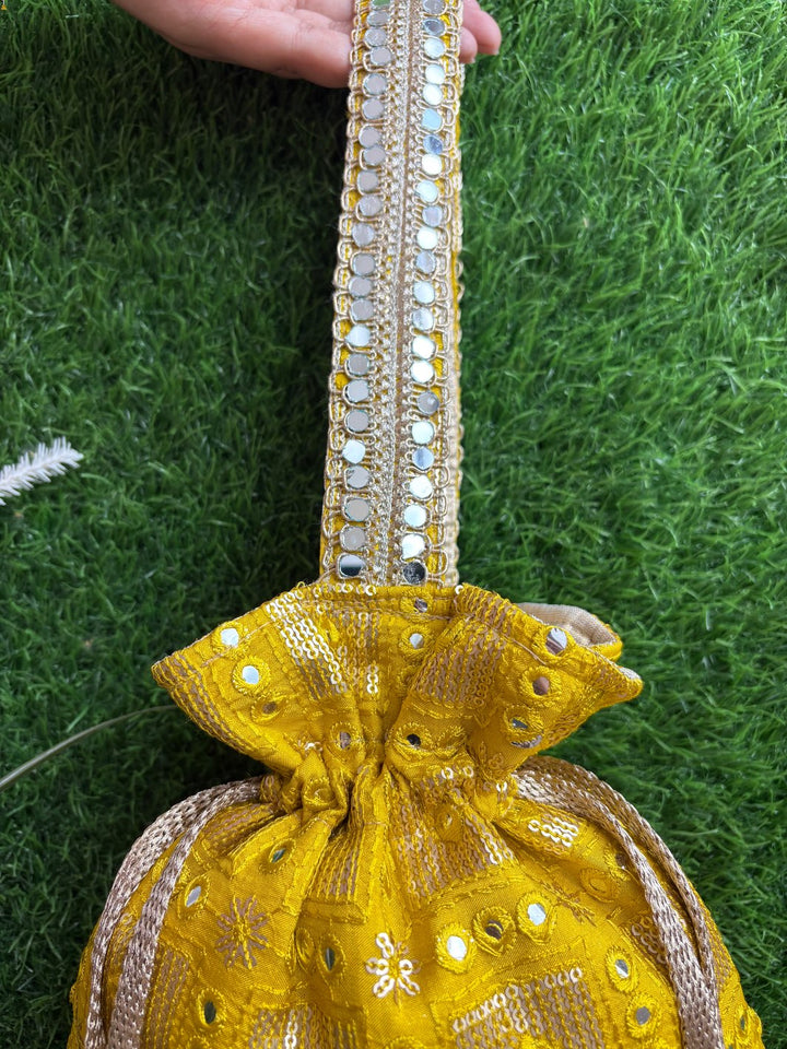 Yellow Noor Potli