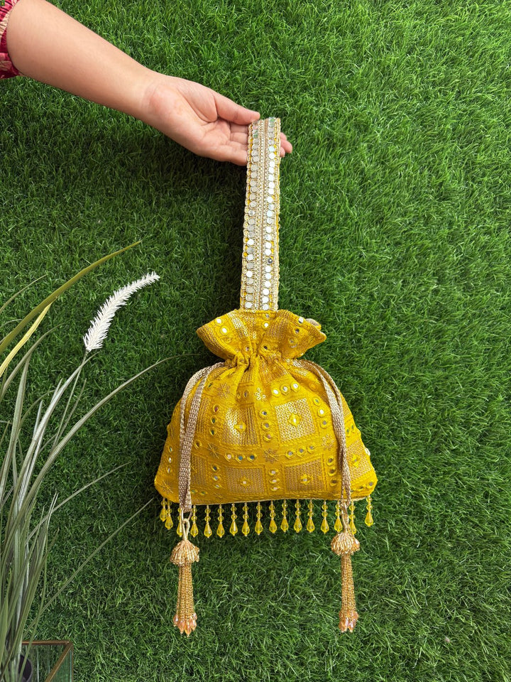 Yellow Noor Potli